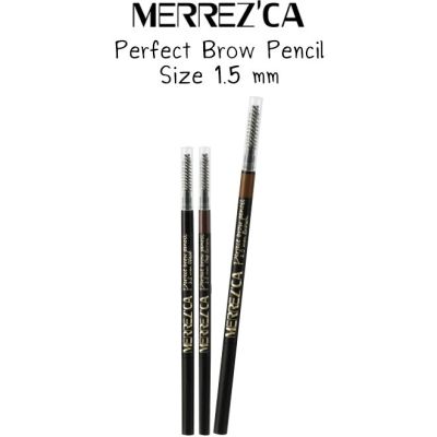 Merrez’ca Perfect Brow Pencil เมอร์เรซก้าดินสอเขียนคิ้ว #Brown สีน้ำตาล