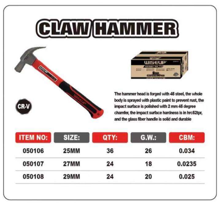 English type claw hammer Lazada PH