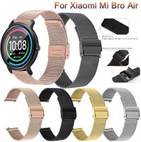 [ladies jewelry]สายโลหะสแตนเลส Milanese สำหรับ Xiaomi Mibro Air สไตล์สายนาฬิกาสำหรับ Garmin Venu SmartWatch สำหรับ Mi Bro Air Correa