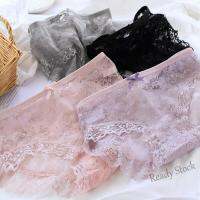 【Ready Stock】 ☞♕☜ C15 Ready Stock Sexy Lace Underwear for Women Low Waist Pantie 9 Various Colors Available Breathable Cotton Gusset/Crotch Soft Smooth Fabric Free Shipping 女士性感蕾丝内裤 低腰三角裤 纯色镂空 Seluar Dalam Renda Seksi untuk Wanita