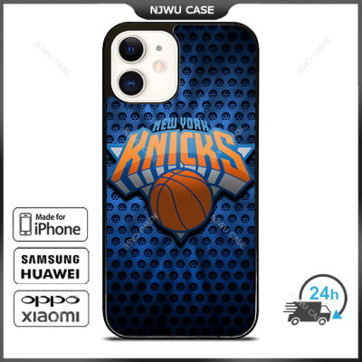New York Knicks Blue Phone Case for iPhone 14 Pro Max / iPhone 13 Pro Max / iPhone 12 Pro Max / XS Max / Samsung Galaxy Note 10 Plus / S22 Ultra / S21 Plus Anti-fall Protective Case Cover