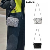 Cupids new Issey Miyake bag lifetime tofu bag net red shoulder geometric rhombus diamond bag portable Messenger bag