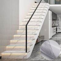 1Pcs Self-adhesive PVC Staircase Sticker Marbling Stair Paster Bathroom Kitchen Waterproof Steps Decals Home Decoration