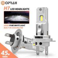 Oprah Canbus H7เทอร์โบ Led ไฟหน้ารถ1:1ขนาดเล็ก45W 16000lm ชุดแผงวงจร Led ไม่มีข้อผิดพลาดสำหรับ Audi Ford โฟกัส Bmw Vw