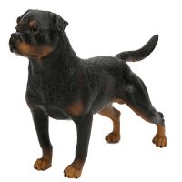 Rottweiler Model Durable Portable RottweilerSimulation Model Rottweiler Model Ornaments for Desktop Home Child Ornaments