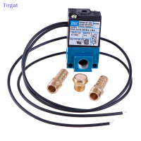 ?【Lowest price】Tirgat 1ชุด Mac Solenoid Valve 1/8 35A-ACA-DDBA-1BA พร้อม brass Silencer DC12V