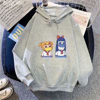 Pop Team Epic Hoodie Women Men Clothing Kawaii Printed Anime Hoodies Fashion Graphic Female Male Sudaderas Sweatshirt Harajuku Size Xxs-4Xl