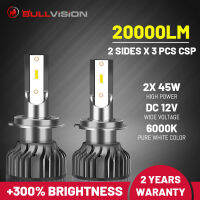 Foco H7 Led 20000LM Car Lamps H4 Mini H9 H11 9005 Hb3 Diode 9006 Hb4 Spotlights H8 H1 High Power Headlight 90W Super Bright Bulb