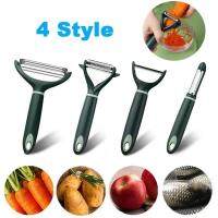 1PC มีดปอกเปลือกผลไม้สแตนเลส Peeler Peeling แอปเปิ้ลครัวผักผลไม้ Sharp Peeler Multi-Function Peeler Zesters