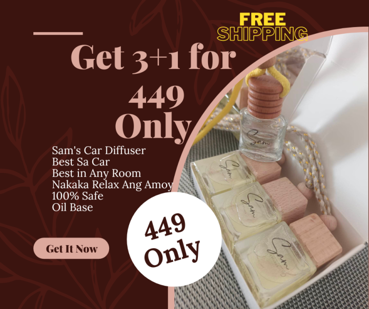 Sam Car Diffuser (New Car Scent) Lazada PH