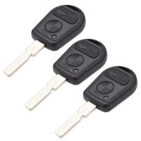 2X Uncut Replacement 3 Button Car Remote Key Keyless Shell Case for BMW E31 E32 E34 E36 E38 E39 E46 Z3