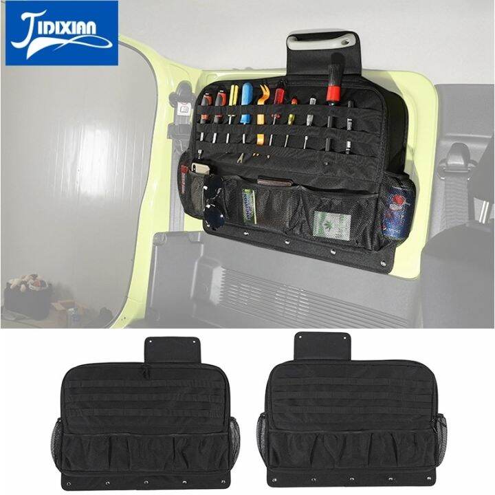 JIDIXIAN Car Trunk Window Side Storage Bag Organizer For Suzuki Jimny