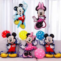 Large Mickey Minnie Mouse Balloons Disney Cartoon Foil Balloon Baby Shower Birthday Party Decorations Kids Classic Toys Gifts Balloons