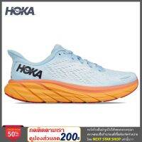 Hoka Women’s Clifton 8 Wide Summer Song / Ice Flow รองเท้าวิ่ง ผู้ชาย ผู้หญิง 1121375-SSIF รองเท้าลำลอง รุ่นท็อป โดดเด่นด้วยการออกแบบและสีที่สวย