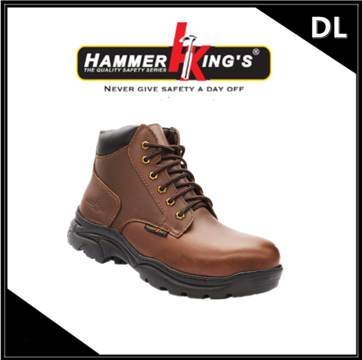 Hammer Kings Safety Shoes 13014 High Cut Lace Up Leather Safety Boots