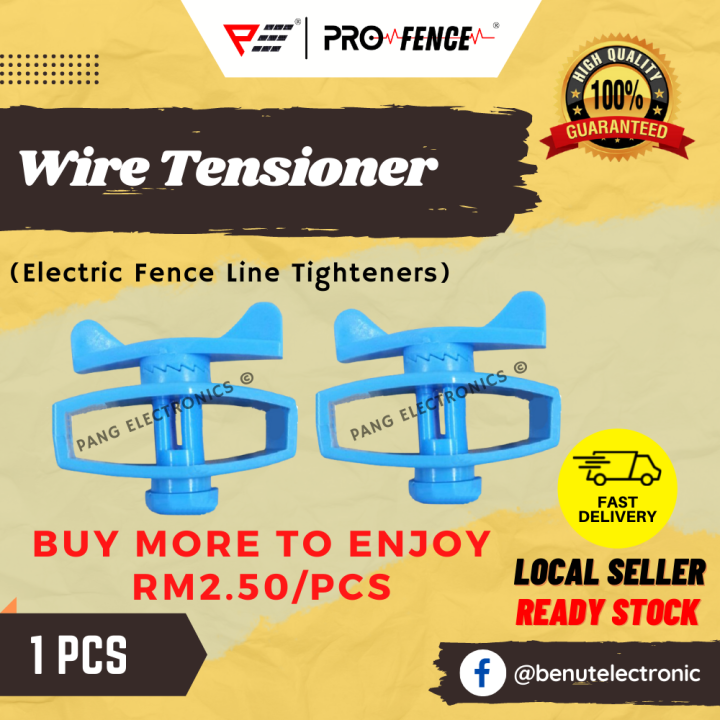 Pro Fence PVC In Line Strainer Wire Tensioner Electric Fence Line