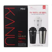 [สินค้าใหม่]limited addition กาแฟเกาหลี maxim kanu mini dark roasted Instant americano coffee 0.9g(3kcal) × 100 sticks  + Free Gift