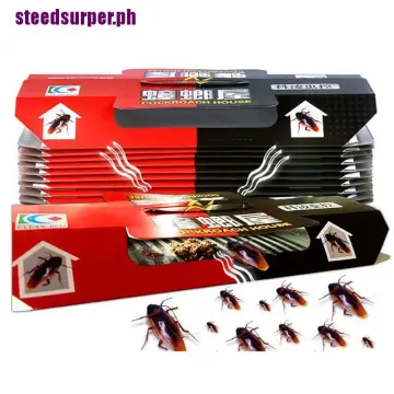 10pcs Pcs Roach Trap Pest Cockroach Killer Glue Catchers Indoor Insect Roach Bait Strong Sticky for House Home Motel Hotel, Green