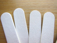 200 Pcs White Emery Board 100180 Wood Nail File Wooden File Nail Care Tool Nail Art Tool