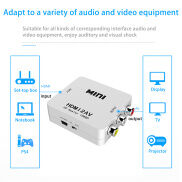 HCMHUB Chuyển đổi mini AV sang HDMI Đầu nối AV sang HDMI Thiết lập cáp Top