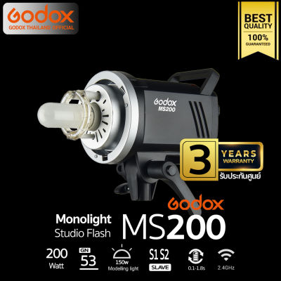 Godox Flash MS200 200W 5600K Bowen Mount - รับประกันศูนย์ Godox Thailand 3ปี