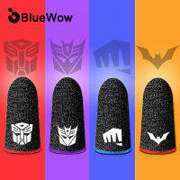 BlueWow 24-PIN Finger Sleeve Gaming Superoperation Carbon Fiber สำหรับ PUBG Mobile Games Contact Screen,ถุงมือนิ้วบางเฉียบและทนทานสำหรับการเล่นเกม