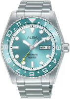 นาฬิกาข้อมือผู้ชาย ALBA Sportive Automaticรุ่น AL4509X สีฟ้า AL4511X สีส้ม AL4513X สีเขียว ขนาดตัวเรือน 43 มม.สำรองพลังงานได้สูงสุดถึง 41 ชั่วโมง