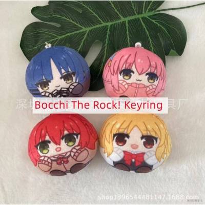 HZ Bocchi The Rock Plush Cute Bag Pendant Doll Keychain Anime Keyring Stuffed Toy Cartoon Gotou Hitori Kita Ikuy Gift ZH