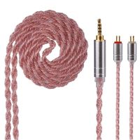 Yinyoo 6 Core 2.5/3.5/4.4mm Balanced Copper Plated Cable Earphone Upgrade Cable With MMCX/2Pin