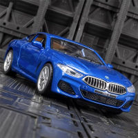 1:32 BMW M8 M850i รถเก๋งล้อแม็กรถยนต์รุ่น D Iecast โลหะของเล่นรถสปอร์ตรุ่นจำลองเสียงและแสงคอลเลกชันของขวัญเด็ก