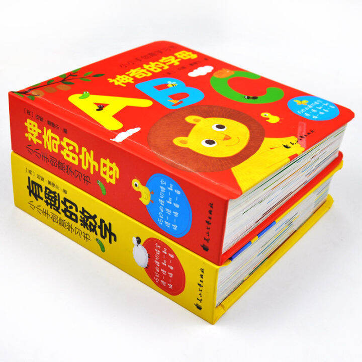 Alphabet abc counting numbers book for preschool buku huruf abjad
