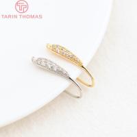 【YF】₪  (2012)6PCS Height 19.5MM 24k Gold Color Plated With Earrings Jewelry Accessories