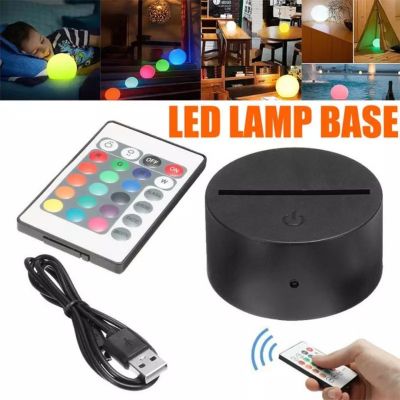 【YF】♨◕  Night Base Bases Colorful Controller Lamps Household Soft Lights Lighting