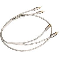 Naim HiFi Audio Phono Cable OFC Silver Plated 4-Pin Din Twist Locking Connector to Stereo 2 x RCA Plugs