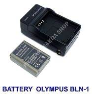 (Saving Set 1+1) PS-BLN1 / BLN-1 / BLN1 แบตเตอรี่และแท่นชาร์จสำหรับกล้องโอลิมปัส Battery and Charger For Olympus OM-D E-M1, OM-D E-M5, OM-D E-M5 Mark II, OM-D E-P5, Pen-F BY PRAKARDSAKDA SHOP