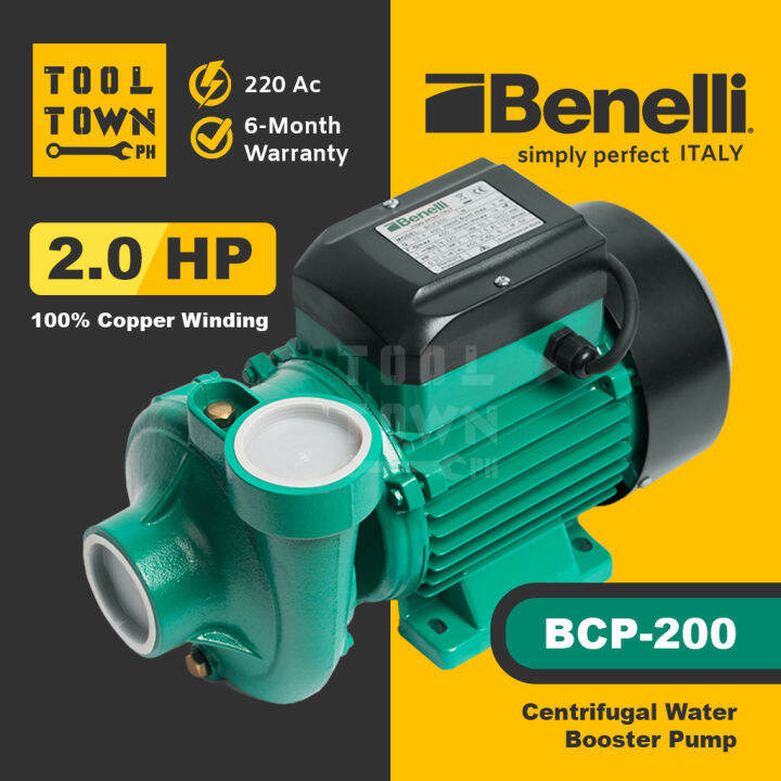 Benelli Centrifugal Water Booster Pump (2.0HP) BCP200 Lazada PH