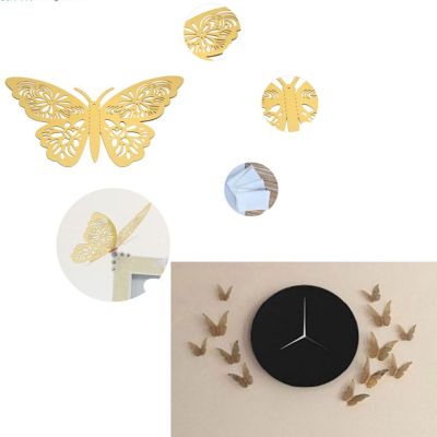 12 Pcs Wallpaper Wall Stickers Butterfly Home Decor 12 Pcs High Quality Decorations Fashion Popular