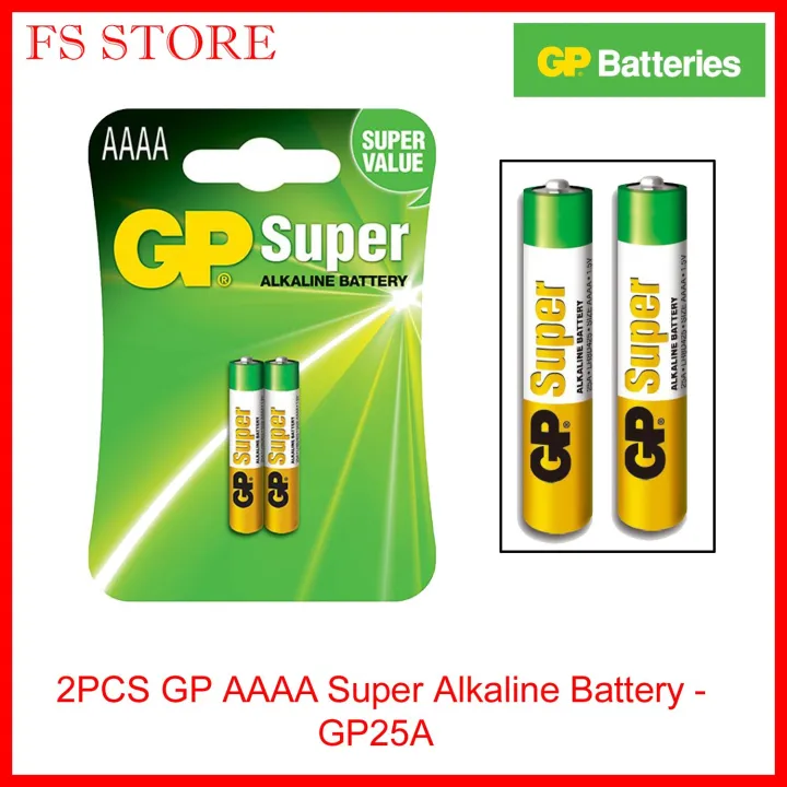 GP Super Alkaline AAAA Alkaline Battery - GP25A 2PCS | Lazada