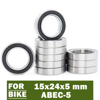 20216802-2RS Bearing 15*24*5 mm ( 10 PCS ) ABEC-5 15 24 5 6802RS Bearings For Bicycle Hub Front Rear Hubs Wheel