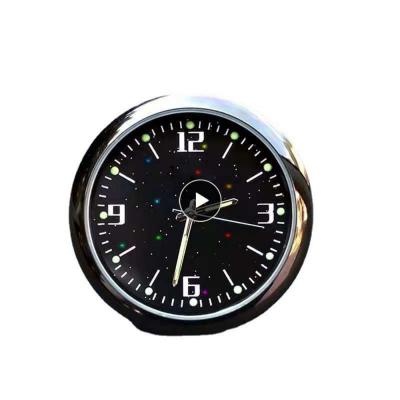 สีดำสากลรถนาฬิกาปฏิบัติออโต้คาร์นาฬิกามัลติฟังก์ชั่รถนาฬิกาอุปกรณ์รถ S Tarry Sky แบบพกพาโลหะผสมทนทาน