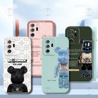 Magic Eye Samsung Galaxy Note 20 Ultra 5G 4G เคสโทรศัพท์ปลอกแฟชั่น Bear Kavs กล้องป้องกันเต็มรูปแบบ Soft Liquid ซิลิโคน TPU กันกระแทก