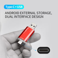 TYPE-C OTG 2 IN 1ศัพท์แล็ปท็อป USB แฟลชไดรฟ์ปากกาโลหะไดรฟ์ความเร็วสูง Memory Stick U Disk 4GB กันน้ำ USB 64GB PenDrive