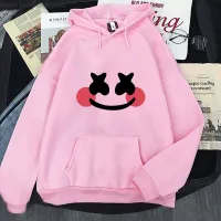 Marsmello Hoodie Anime Panas Kaus Pakaian Wanita Funko Pop Saku Streetwear Pria Lucu Kartun Manga Hoody Hip Hop Pullover Size Xxs-4Xl