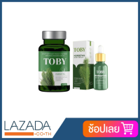 TOBY HORSETAIL วิตามินบำรุงผม ลดผมร่วง 30 แคปซูล/Toby Horsetail Hair Serum โทบี้เซรั่มหญ้าหางม้า 15ml. (มีให้เลือก 2 แบบ)