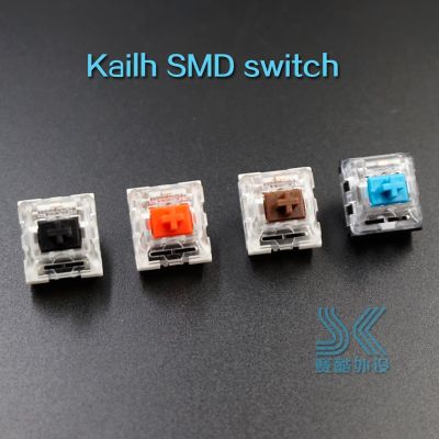 Kailh สวิตช์คีย์บอร์ดแบบกลไก RGB SMD สีดำสีแดงสีน้ำตาลสีน้ำเงินคีย์บอร์ดเล่นเกมเหมาะสำหรับ Gateron สวิตช์ MX เชอร์รี่