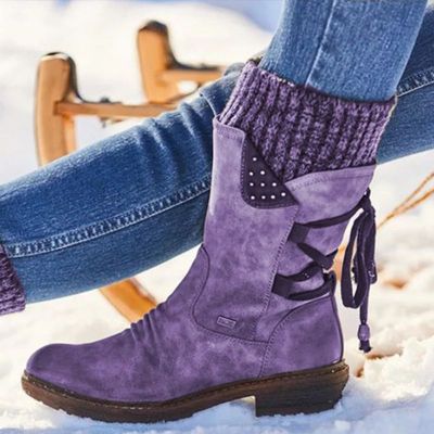 Winter Women Boots Warm Shoes Women Snow Boots High Boots Female Non Slip Boots Plus Size Boots Soft Bottom