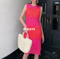 PLEATS DRESS รหัส D206