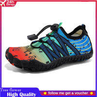 Kid Aqua Shoes Water Shoes Boy Girl Breathable Non-slip Outdoor Sneakers Wading Footware Barefoot Size EU 26-38