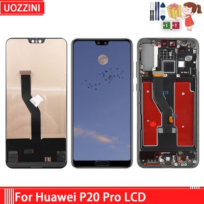 ใหม่6.1นิ้วจอแสดงผลเหมาะสำหรับ Huawei P20 Pro แอลซีดีหน้าจอสัมผัส Digitizer CLT-AL00ประกอบ CLT-AL01กับกรอบ + เครื่องมือ + Gratis Ongkir