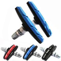 2/4Pcs V Type Silent Brake Pads Shoes Bike Bicycle Cycling Mountain Bike Dead Speed Brake Pads V Brake System Brake Skin